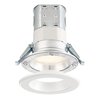 Designers Fountain Easy Up 4 inch 3000K Warm White Remodel White Magnetic Integrated LED Recessed Kit EV407947WH30